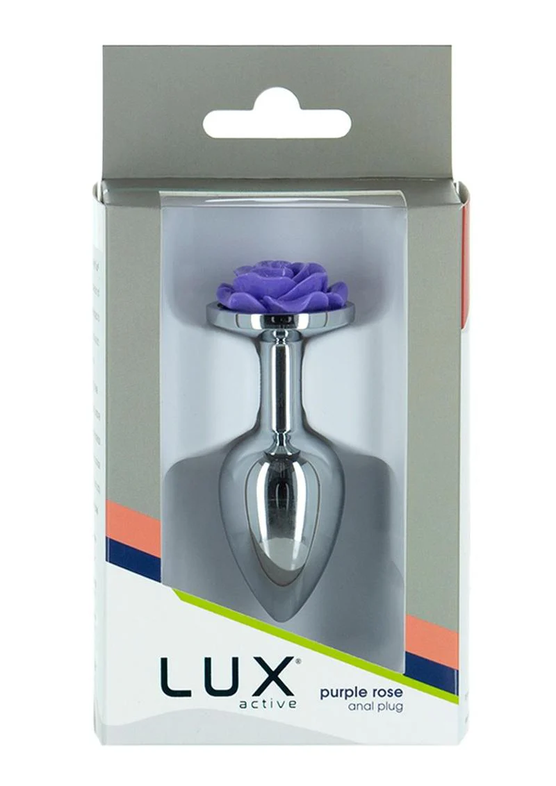Lux Active Black Rose Base Anal Plug - Image 7