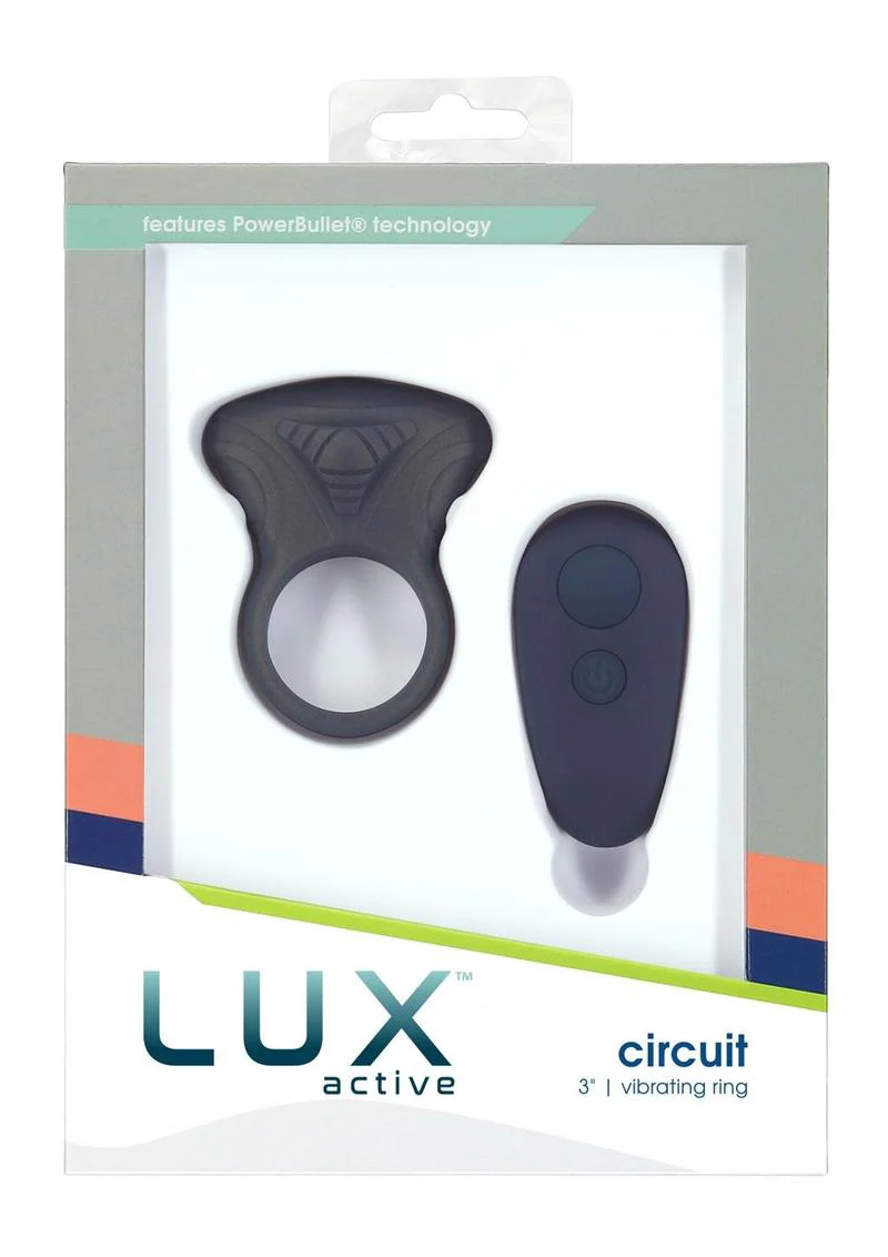 Lux Active Circuit Silicone Vibrating Cock Ring - Image 3