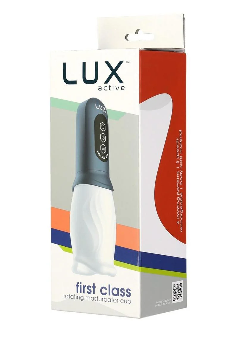 Lux Active First Class Rechargeable Rotating Masturbator Cup - Image 4