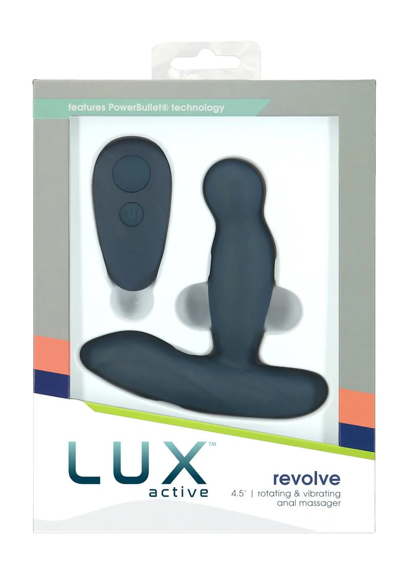 LUX Active Revolve Rotating Vibrating Remote Anal Massager - Image 3