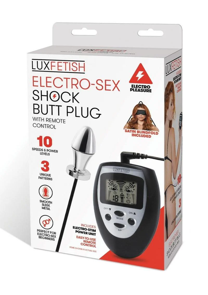 Lux Fetish Electro-Sex Shock Butt Plug With Remote Control - Image 3
