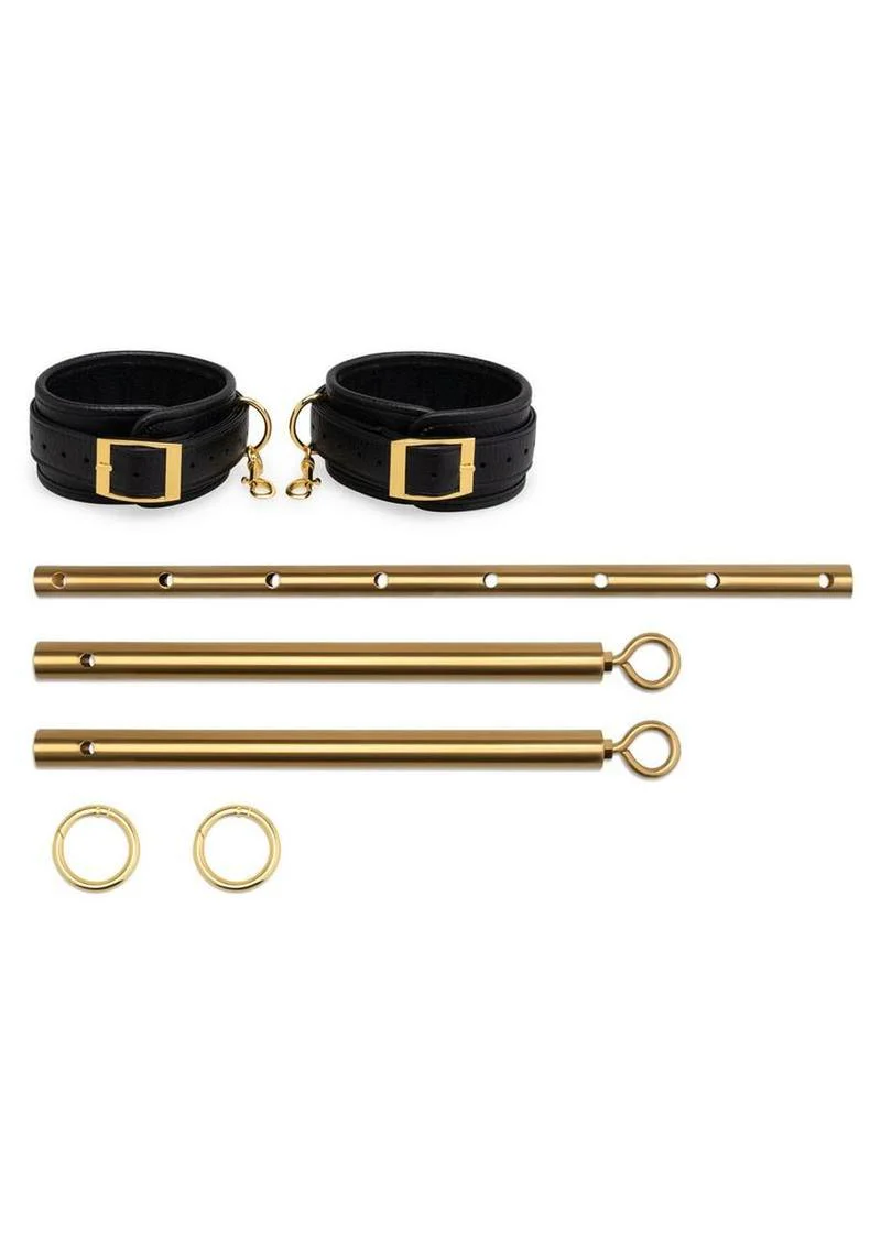 Lux Fetish Gold Expandable Spreader Bar Set - Image 2