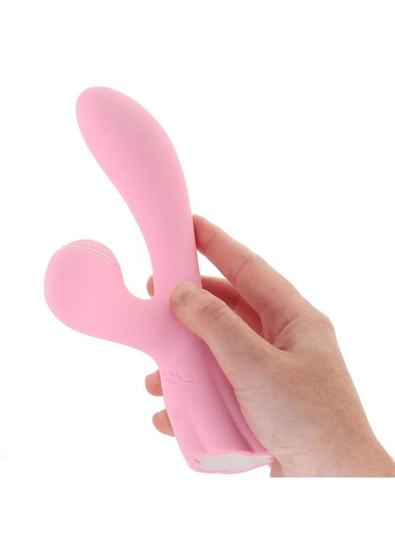 Luxe Aura Rechargeable Silicone Suction Vibe Teal Clitoral Stimulator - Image 6
