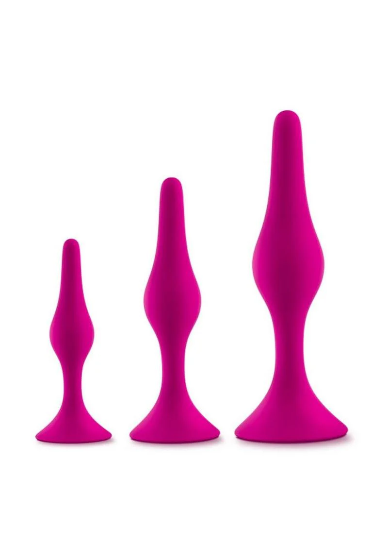 Luxe Beginner Plug Kit Silicone Butt Plugs Sizes - Image 3