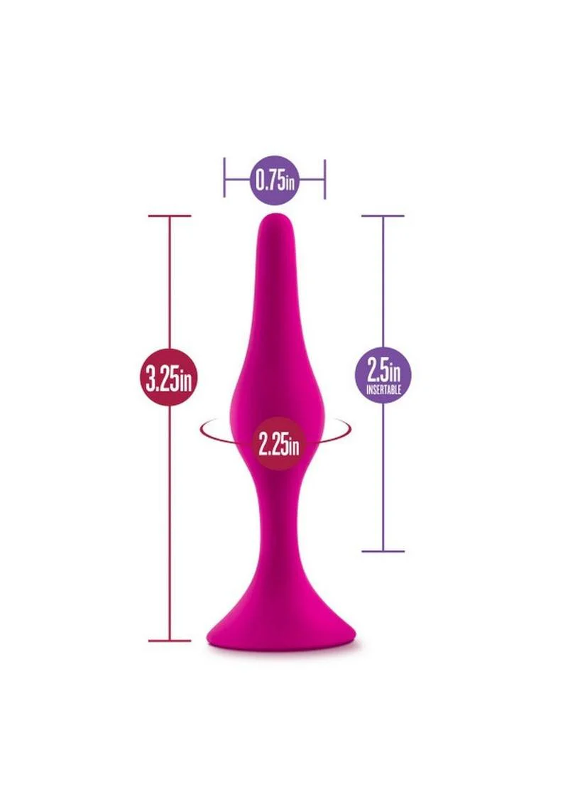 Luxe Beginner Plug Silicone Butt Plug Sizes - Image 3