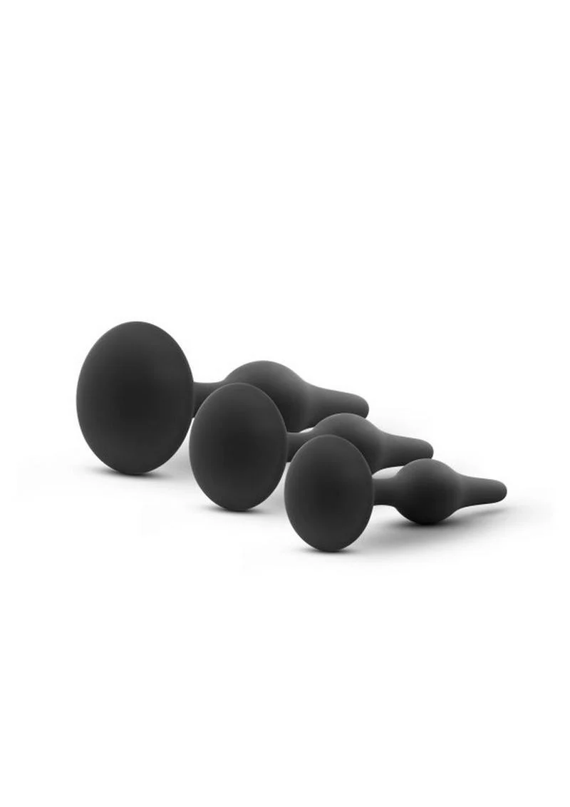 Luxe Beginner Silicone Butt Plug Kit Sensual Sizes - Image 3