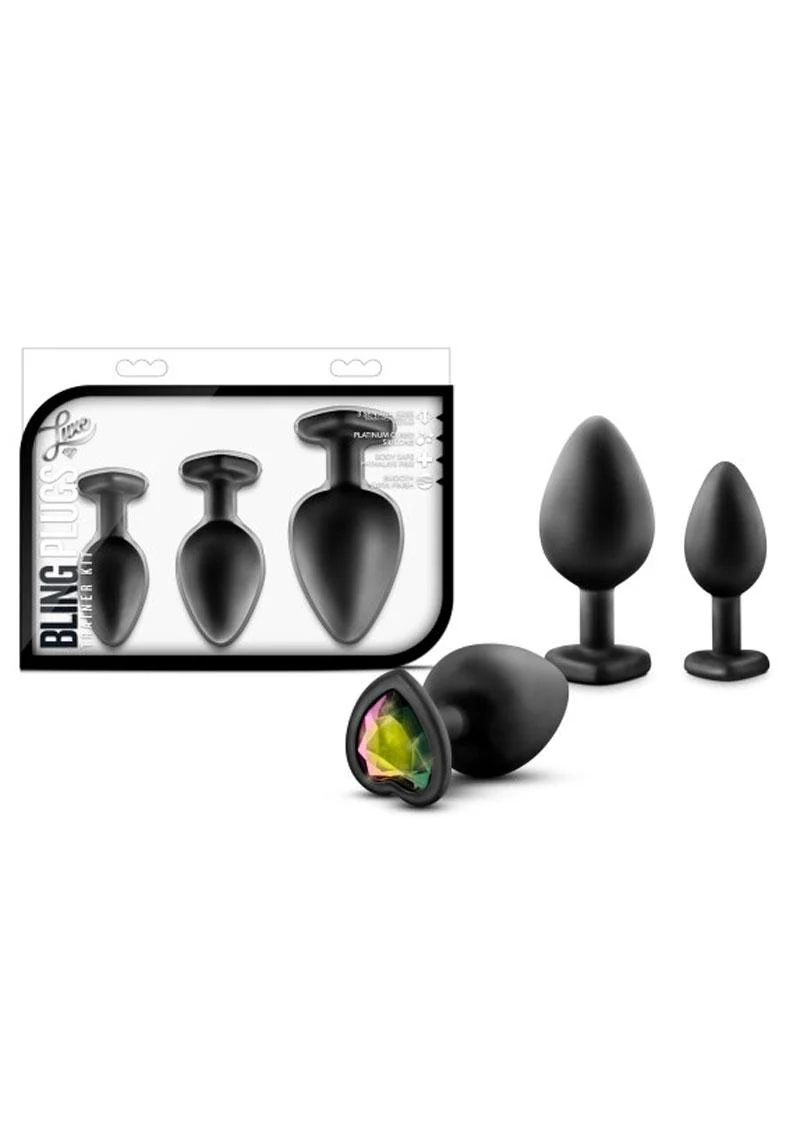 Luxe Bling Butt Plugs Silicone Training Kit - Image 4