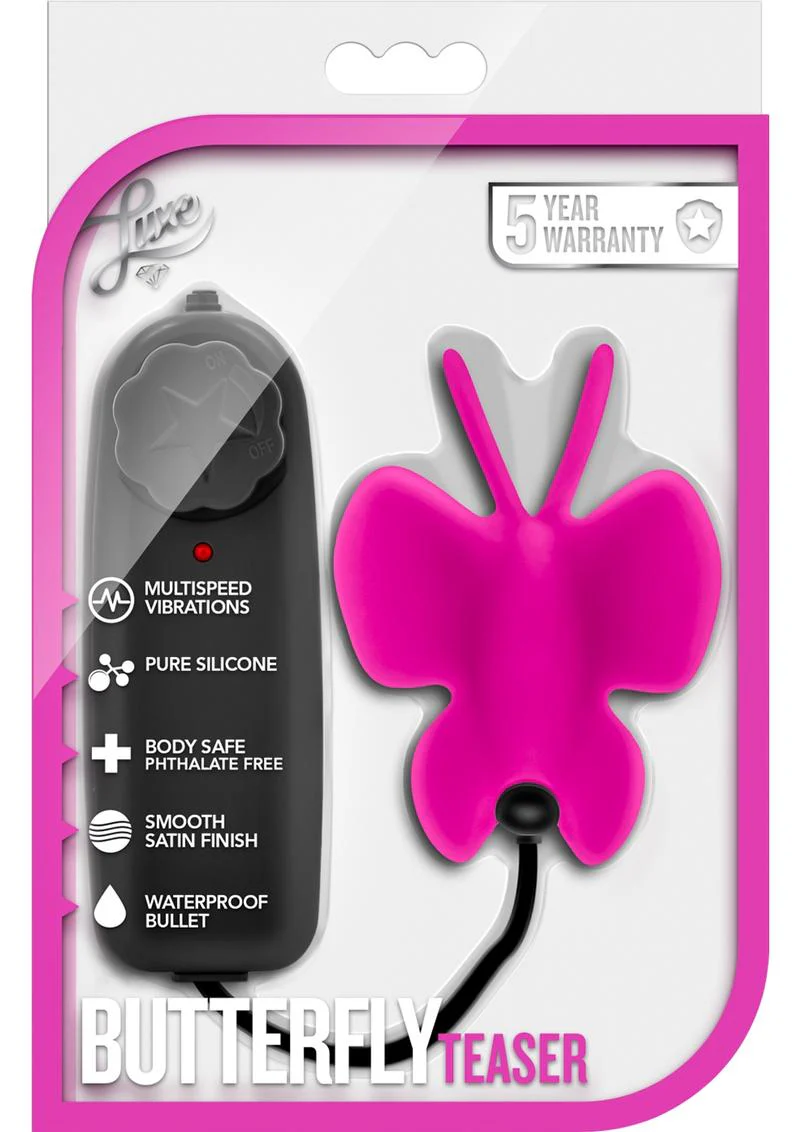Luxe Butterfly Teaser Silicone Egg with Remote Multispeed - Image 4