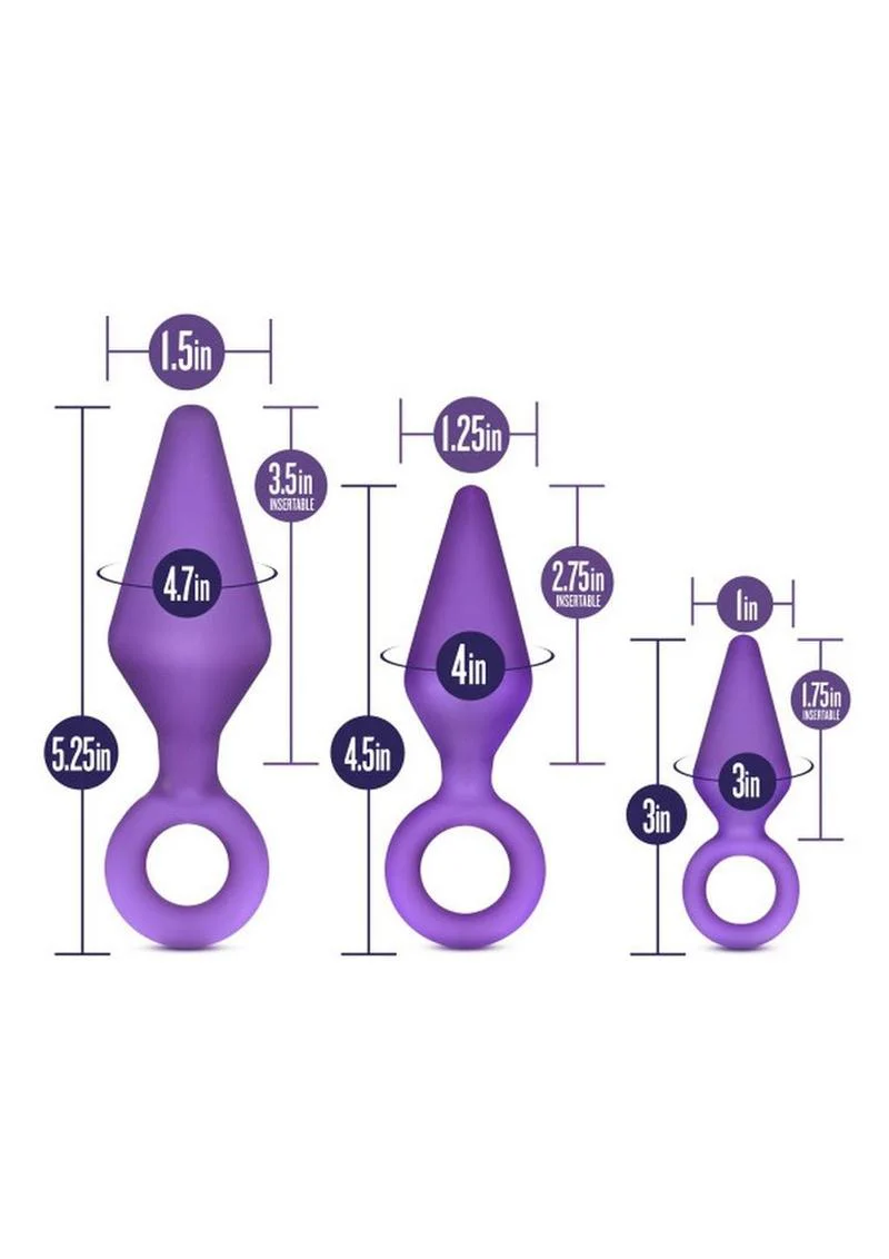 Luxe Candy Rimmer 3-Piece Silicone Anal Kit - Image 2