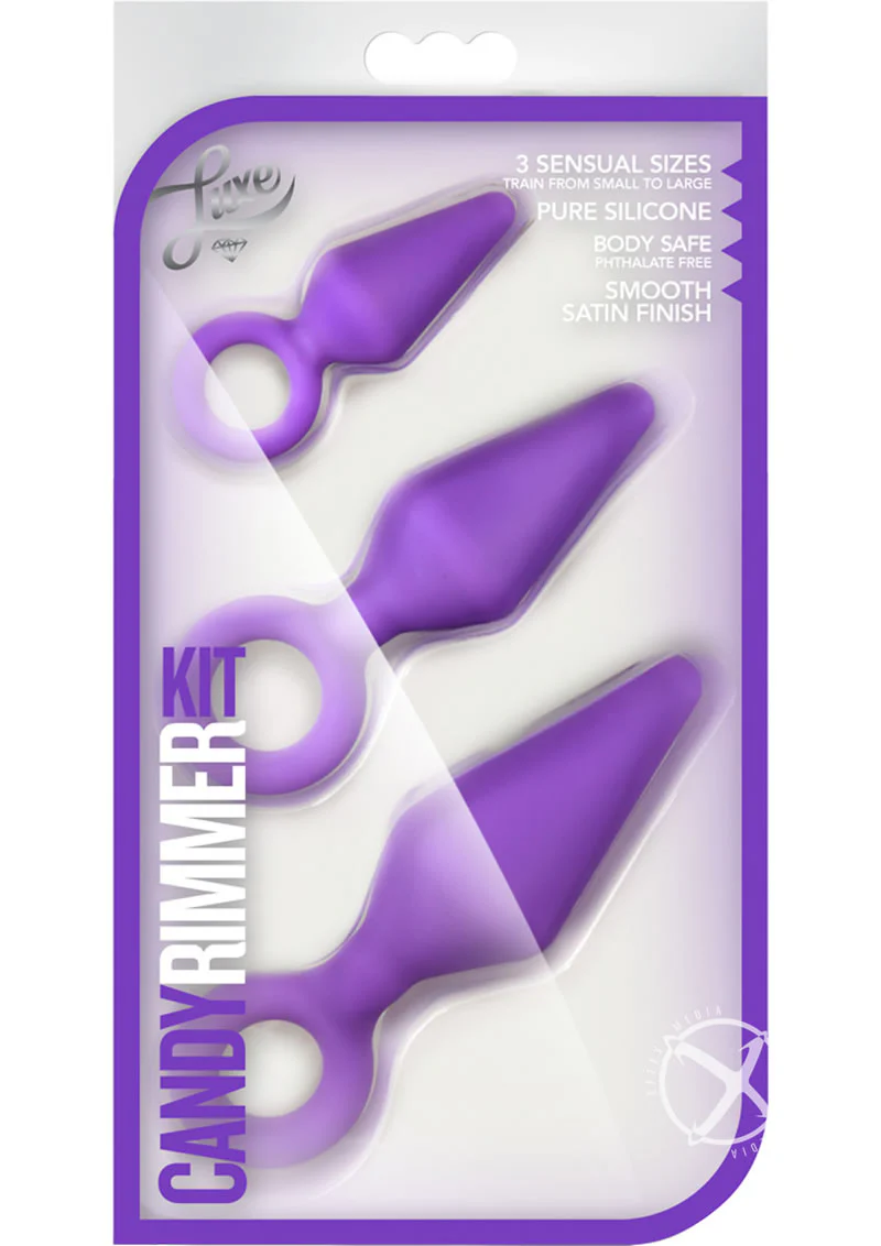 Luxe Candy Rimmer 3-Piece Silicone Anal Kit - Image 5