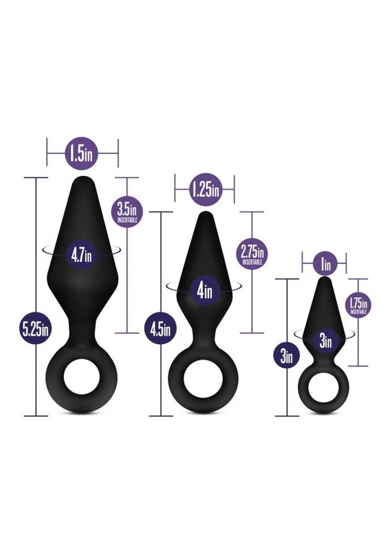 Luxe Candy Rimmer Silicone Anal Kit - 3 Piece - Image 2