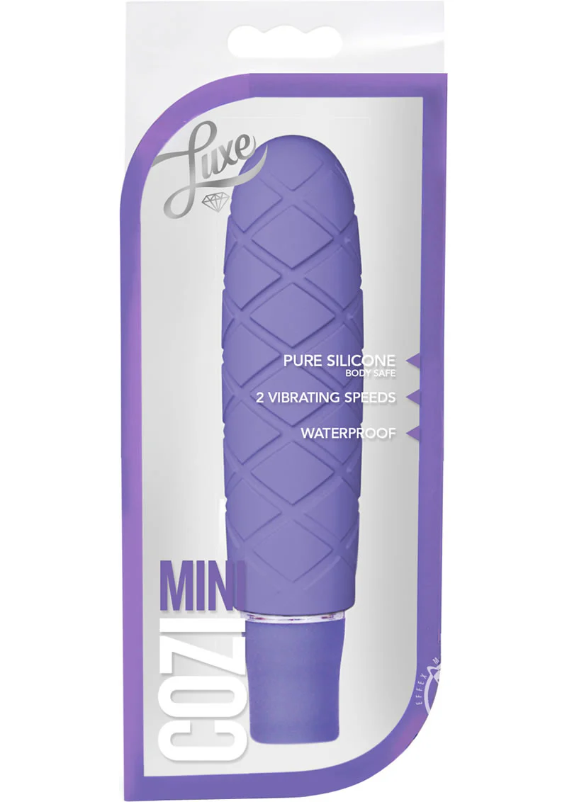 Luxe Cozi Mini Textured Surface And Silicone Vibrator - Image 4
