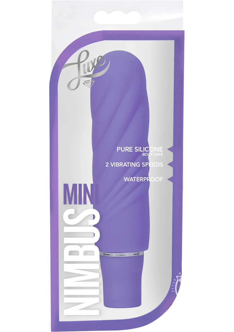 Luxe Nimbus Mini Silicone Vibrator Periwinkle Power - Image 4