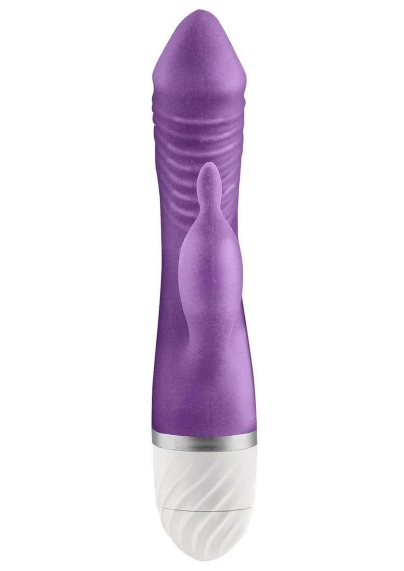 Luxe Purity Silicone Stimulator Vibrating Dildo - Image 2