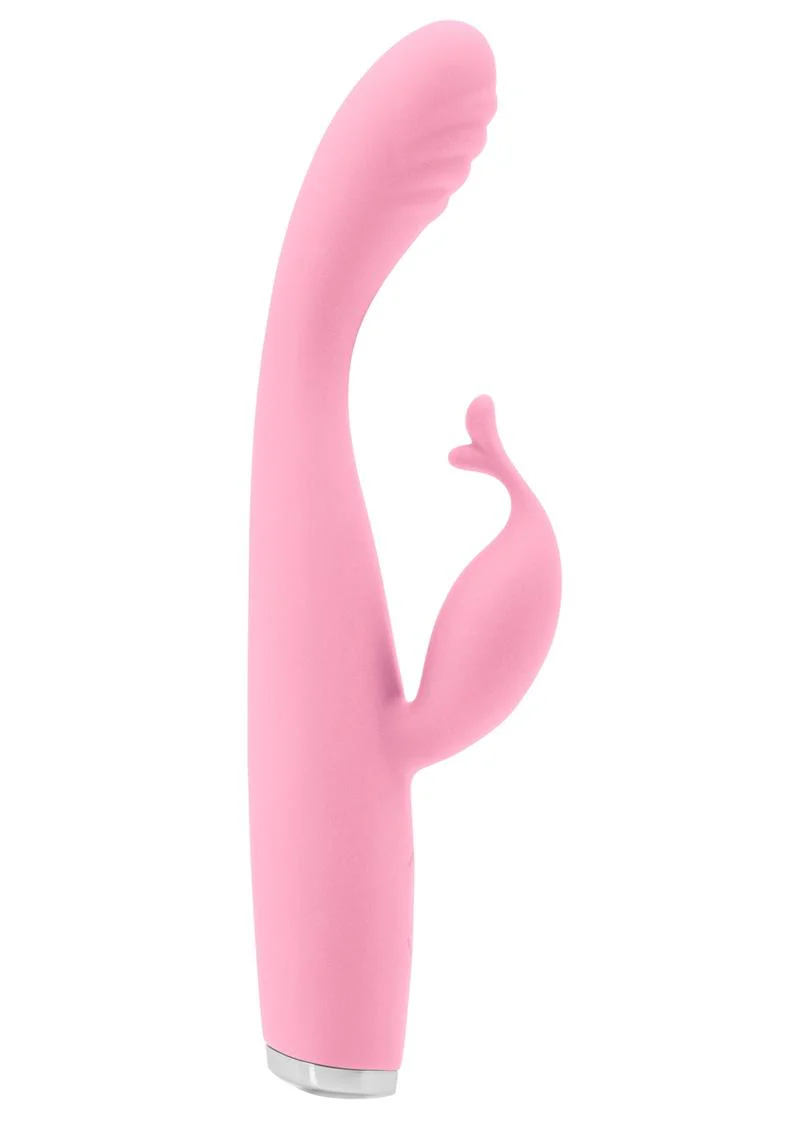 Luxe Skye Silicone Rechargeable Slim Rabbit Vibrator - Image 2