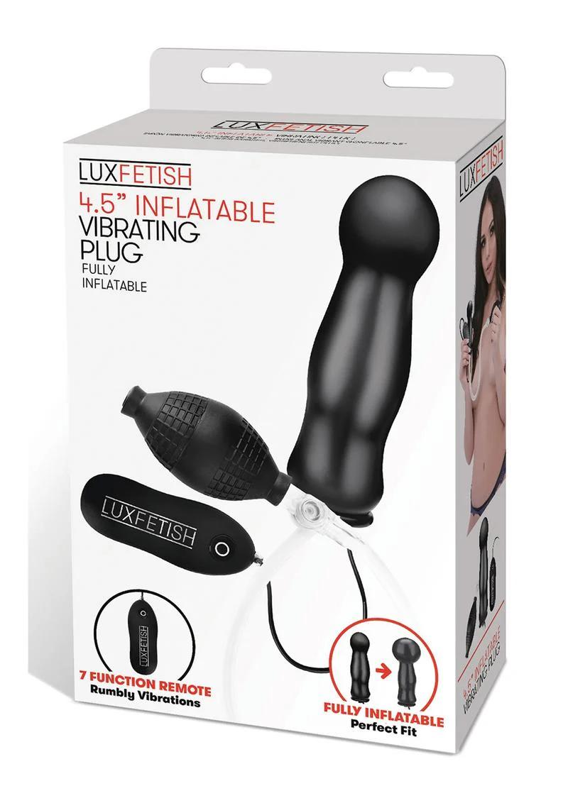 LuxFetish Inflatable Vibrating Butt Plug - Image 4