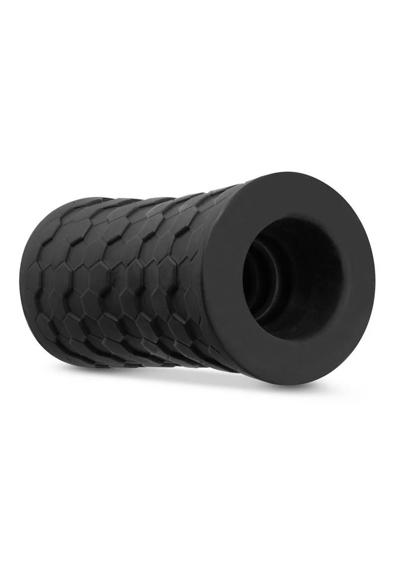 M Elite Platinum Hekx Dual-End Silicone Masturbator - Image 2