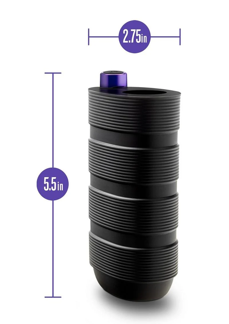 M Elite Platinum Strok Silicone Dual-End Pussy Masturbator - Image 3