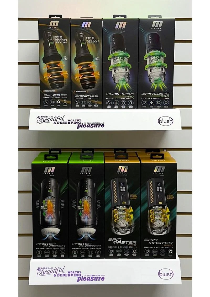 M for Men Auto Strokers Merchandising Kit Vibrating Male Masturbators - Image 2