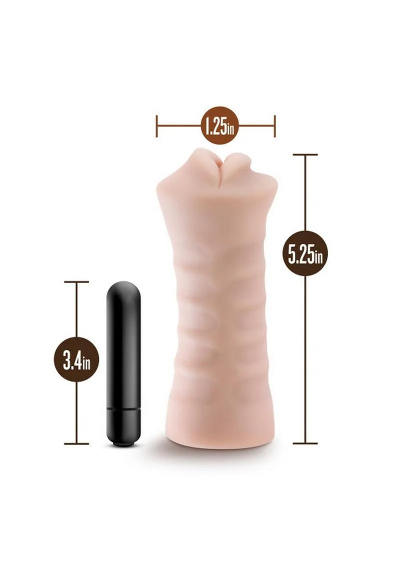 M For Men Skye Masturbator With Vibrating Bullet - Image 3