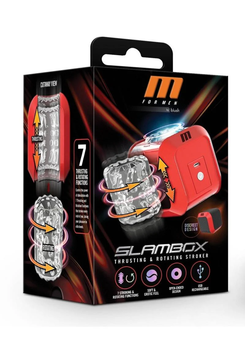 M For Men Slambox Thrusting And Rotating Masturbator 7 Functions - Image 3