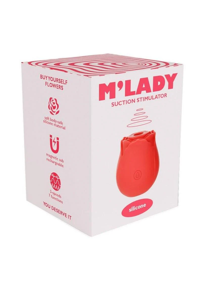 M’Lady Rose Clitoral Suction Stimulator - Image 4