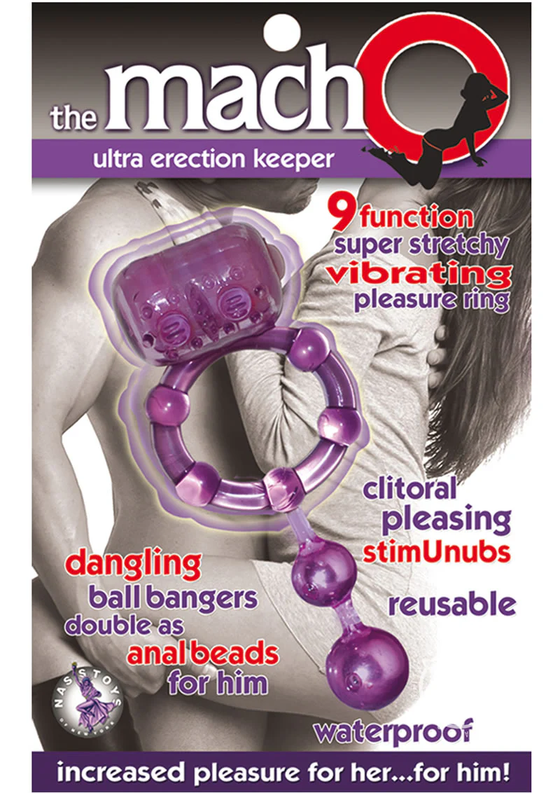 Macho Ultra Erection Keeper Vibrating Cock Ring - Image 3