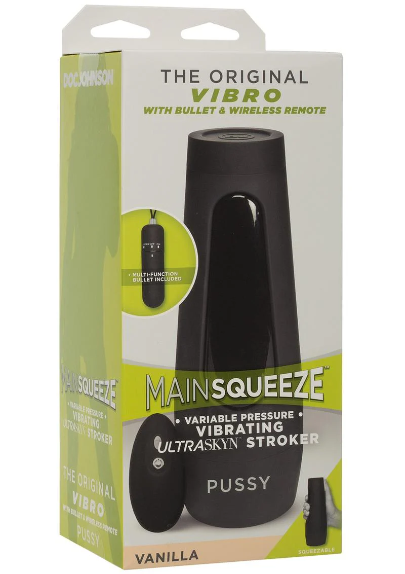 Main Squeeze The Original Vibro Ultraskyn Masturbator - Image 4