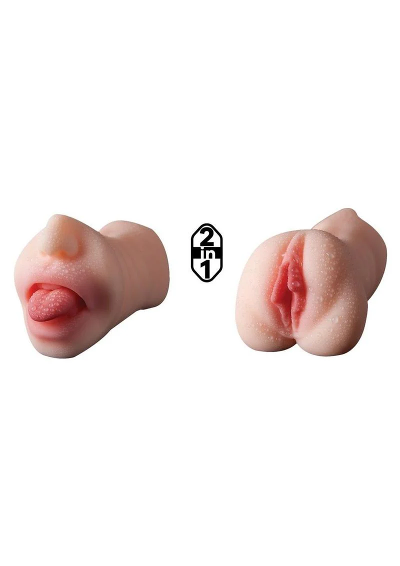 Man Eater Dual Entry Pussy & Mouth Masturbator By Skinsations - Image 2