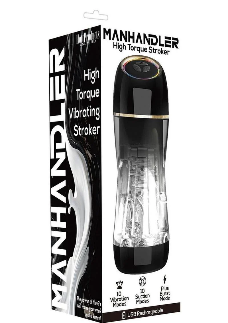Manhandler High Torque Vibrating Stroker Suction Modes - Image 2