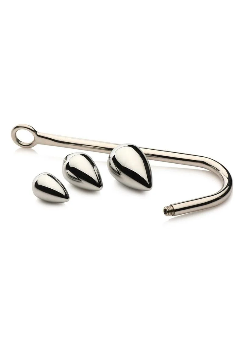 Master Series Anal Hook Trainer with 3 Interchangeable Plugs - Image 2