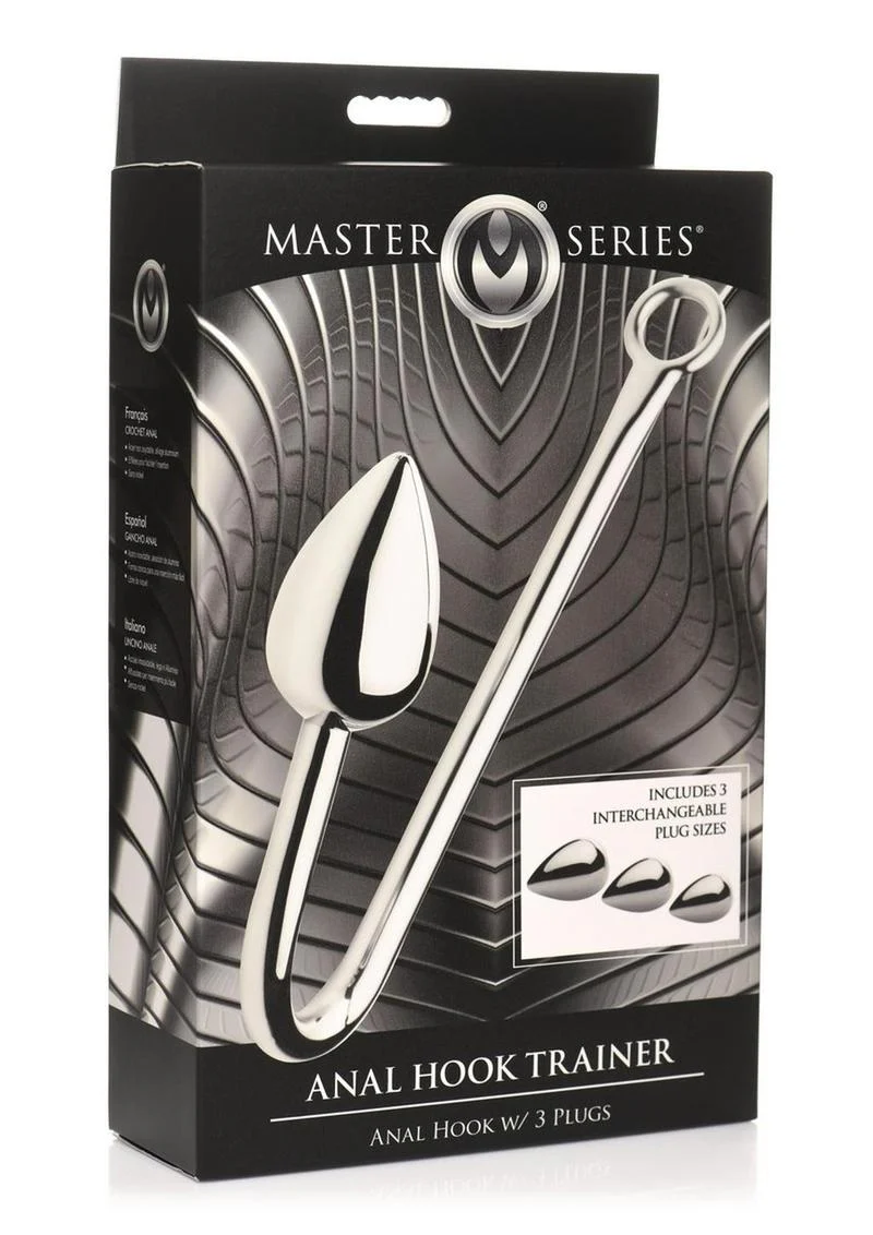Master Series Anal Hook Trainer with 3 Interchangeable Plugs - Image 4