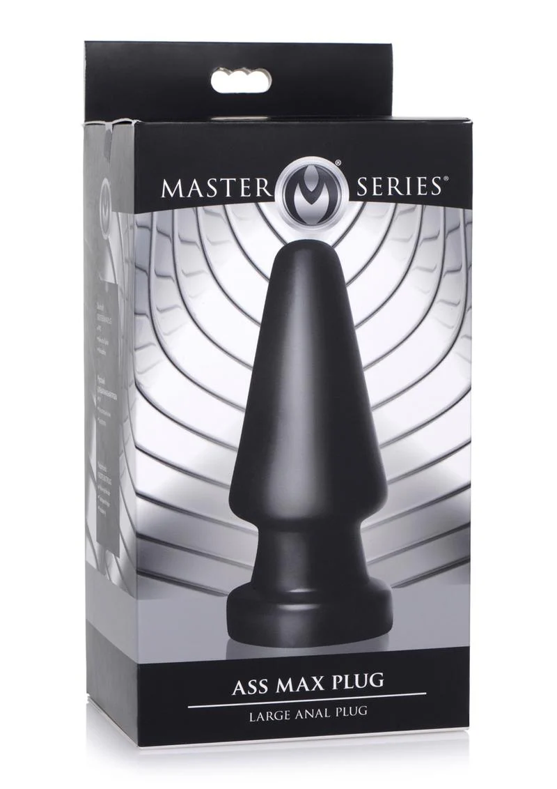 Master Series Ass Max Plug Large Anal Plug - Image 4