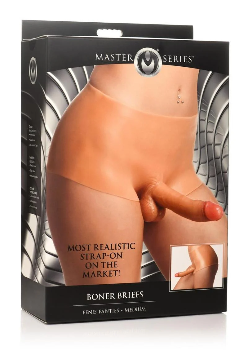 Master Series Boner Briefs Penis Panties - Most Realistic Strap-On - Image 4