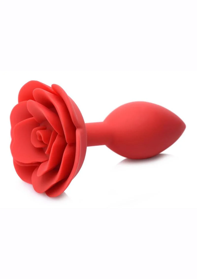 Master Series Booty Bloom Silicone Rose Anal Plug - Image 4