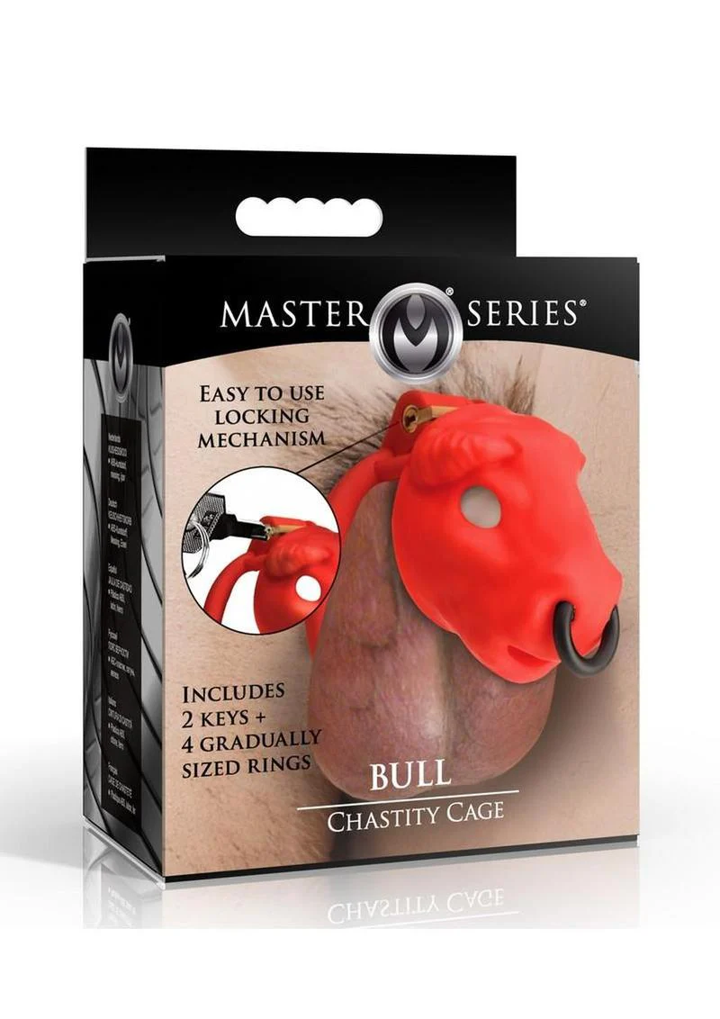 Master Series Bull Chastity Cage - Image 8