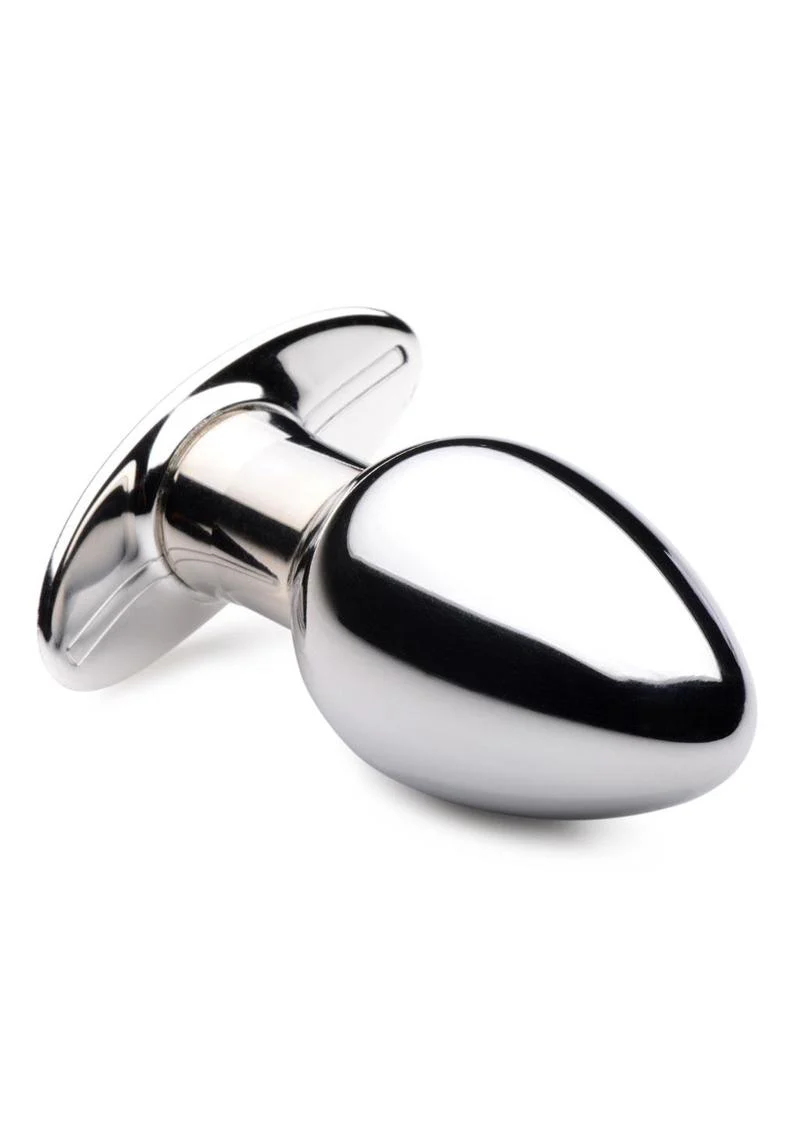 Master Series Chrome Blast 7X Large Butt Plug - Image 4