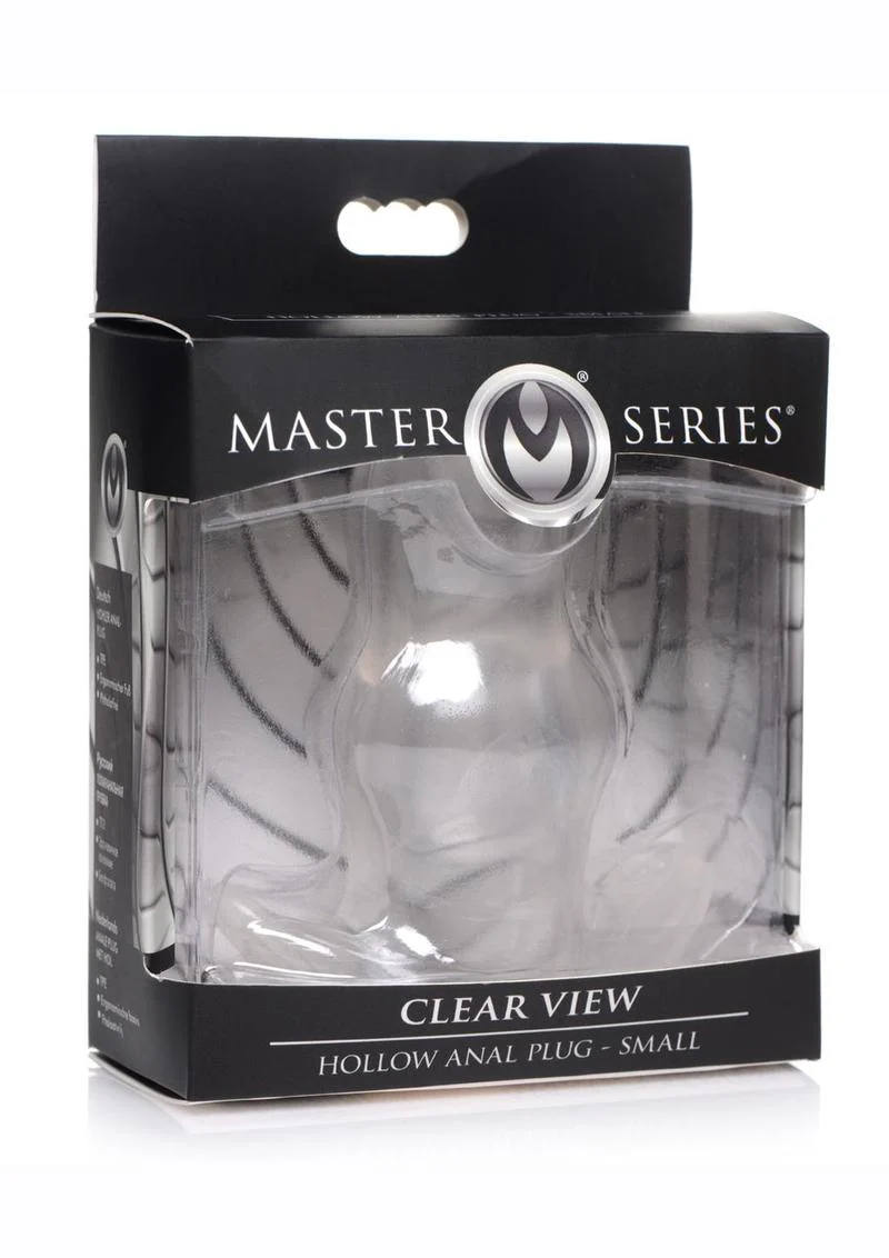 Master Series Clear View Hollow Anal Plug XL - Image 10