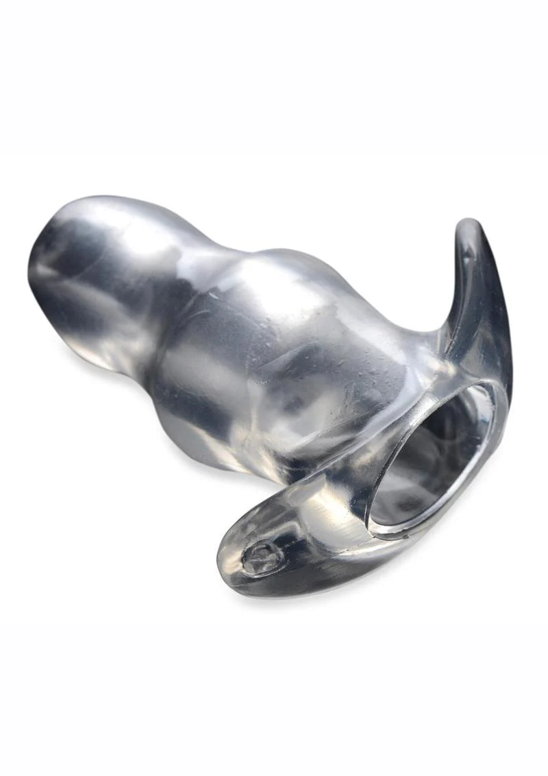 Master Series Clear View Hollow Anal Plug XL - Image 2