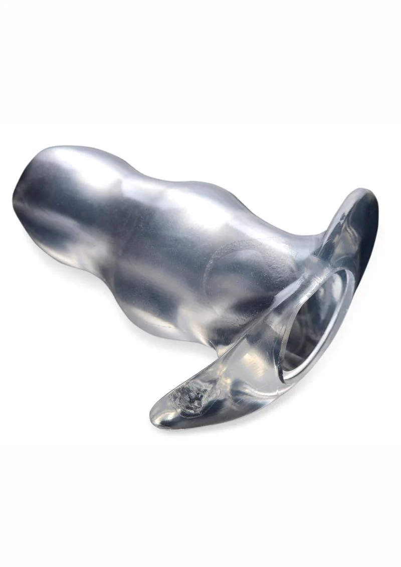 Master Series Clear View Hollow Anal Plug XL - Image 5