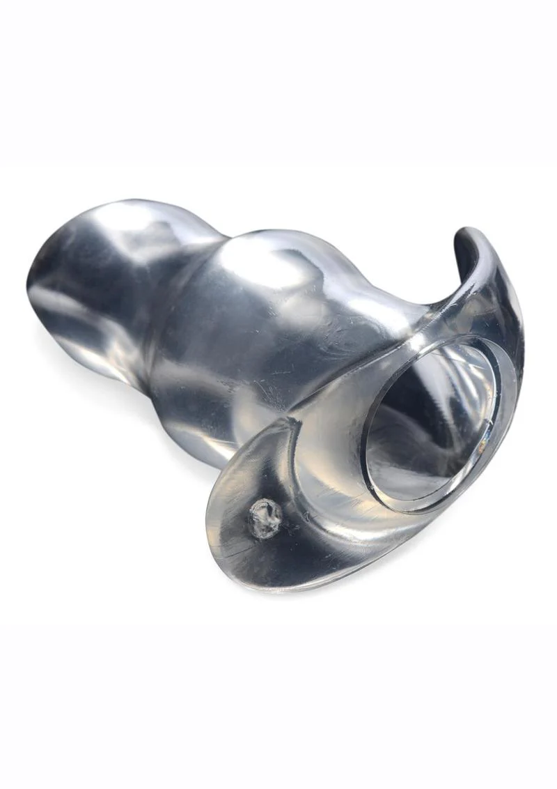 Master Series Clear View Hollow Anal Plug XL - Image 7