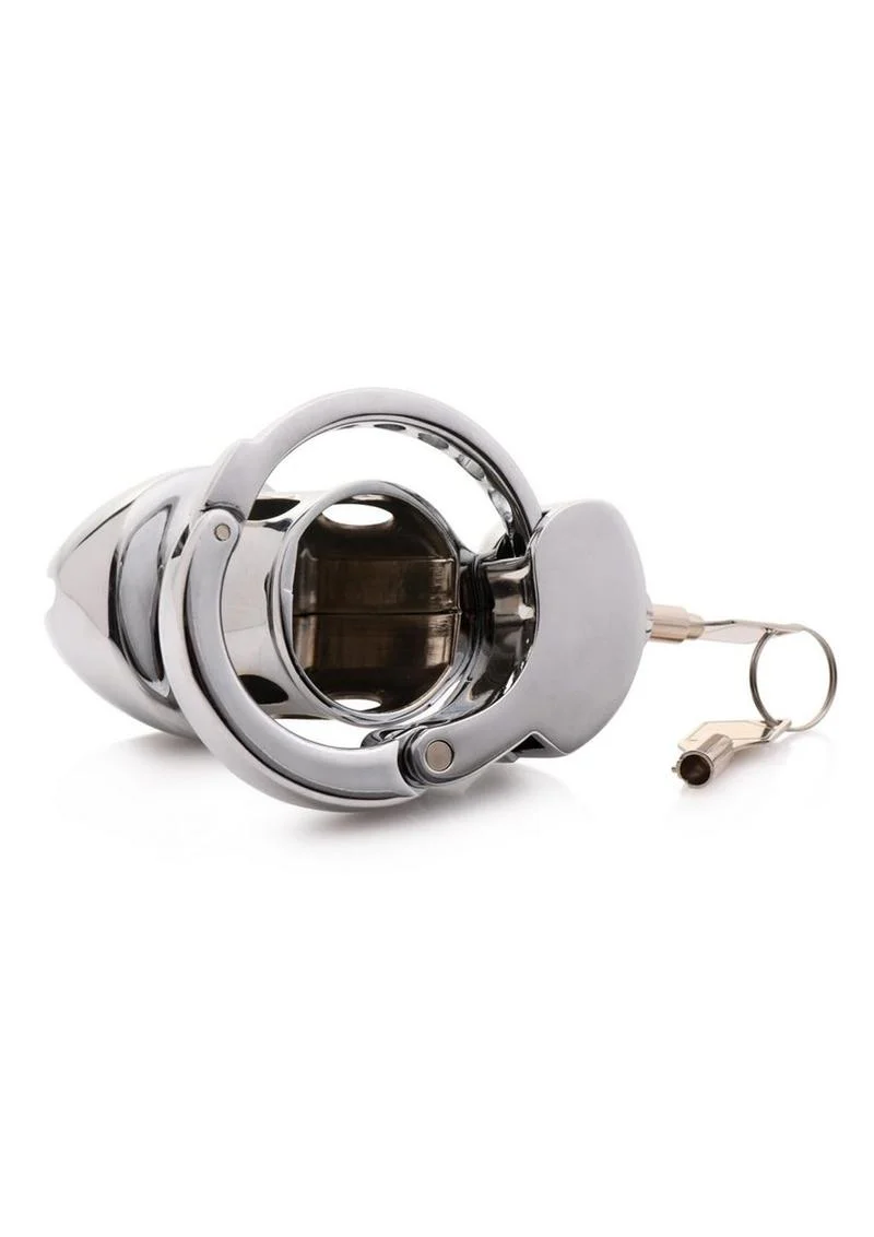 Master Series Cock Cuff Snap-On Chastity Cage - Image 3