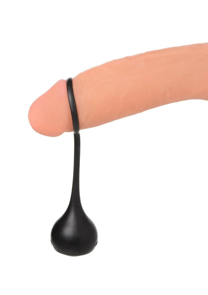Master Series Cock Dangler Silicone Penis Strap with Weights - Image 3