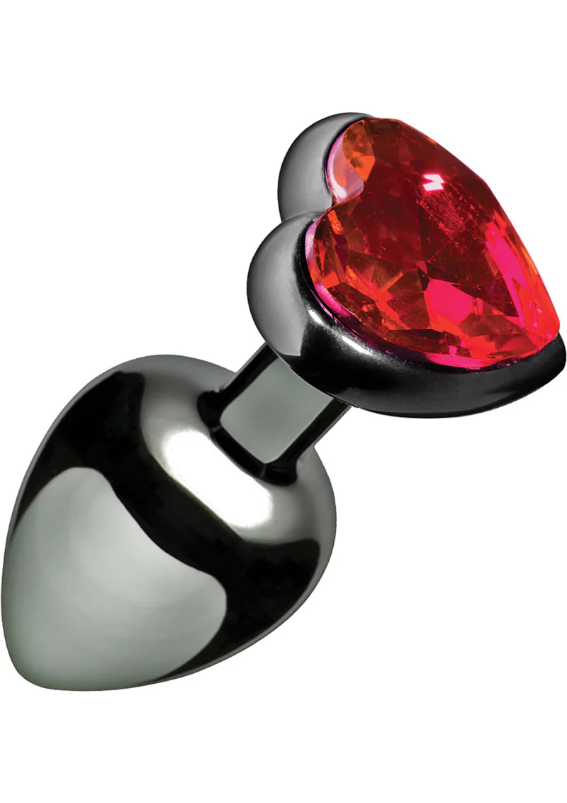 Master Series Crimson Tied Stainless Steel Anal Plug Versatile Play