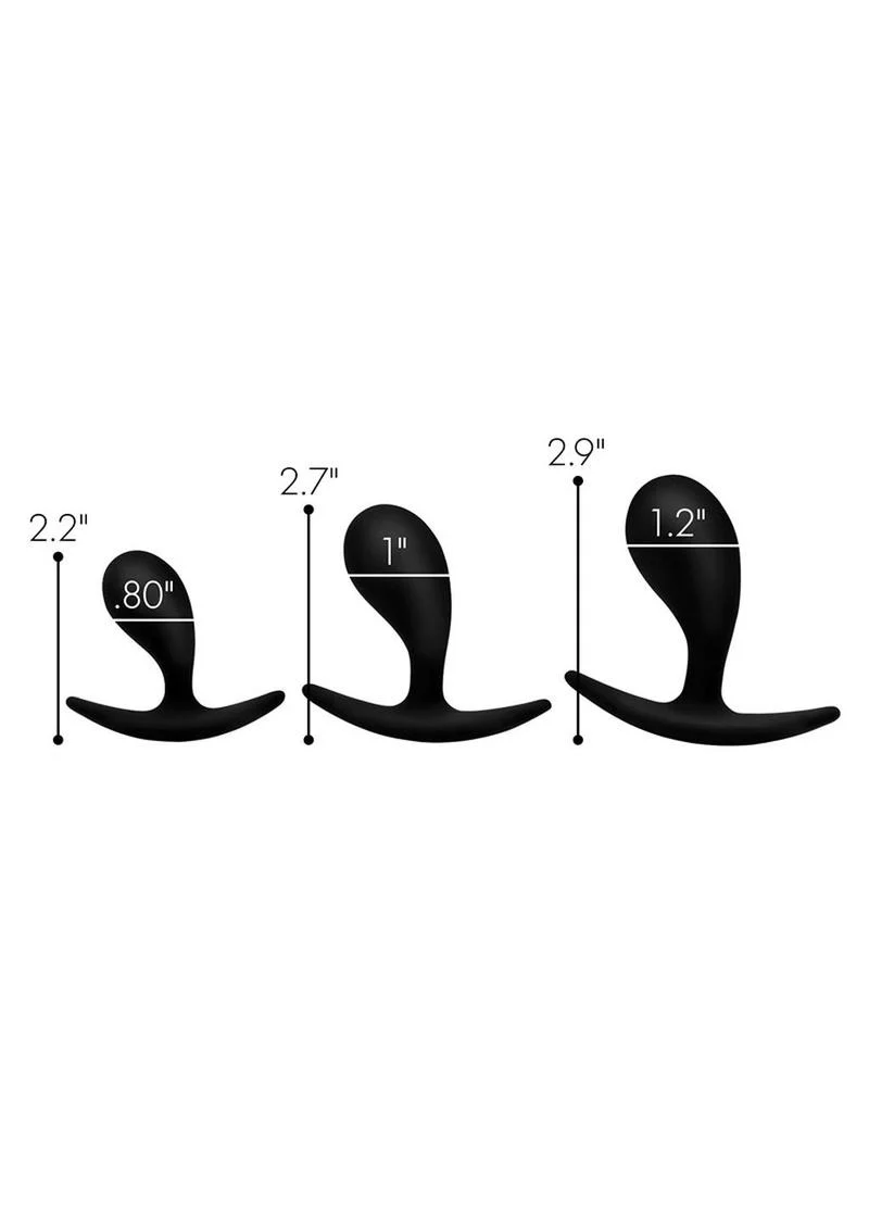 Master Series Dark Droplets Curved Anal Trainer - Image 3