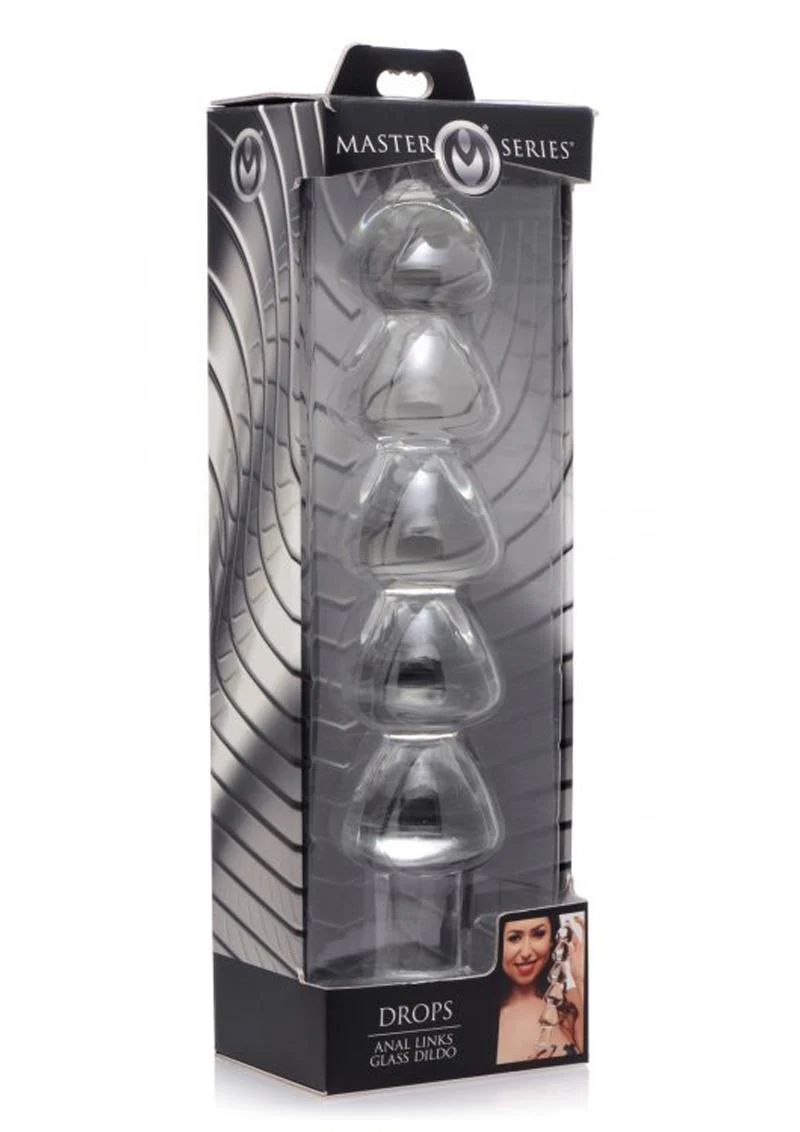 Master Series Drops Anal Links And Hand-Blown Glass Dildo - Image 4