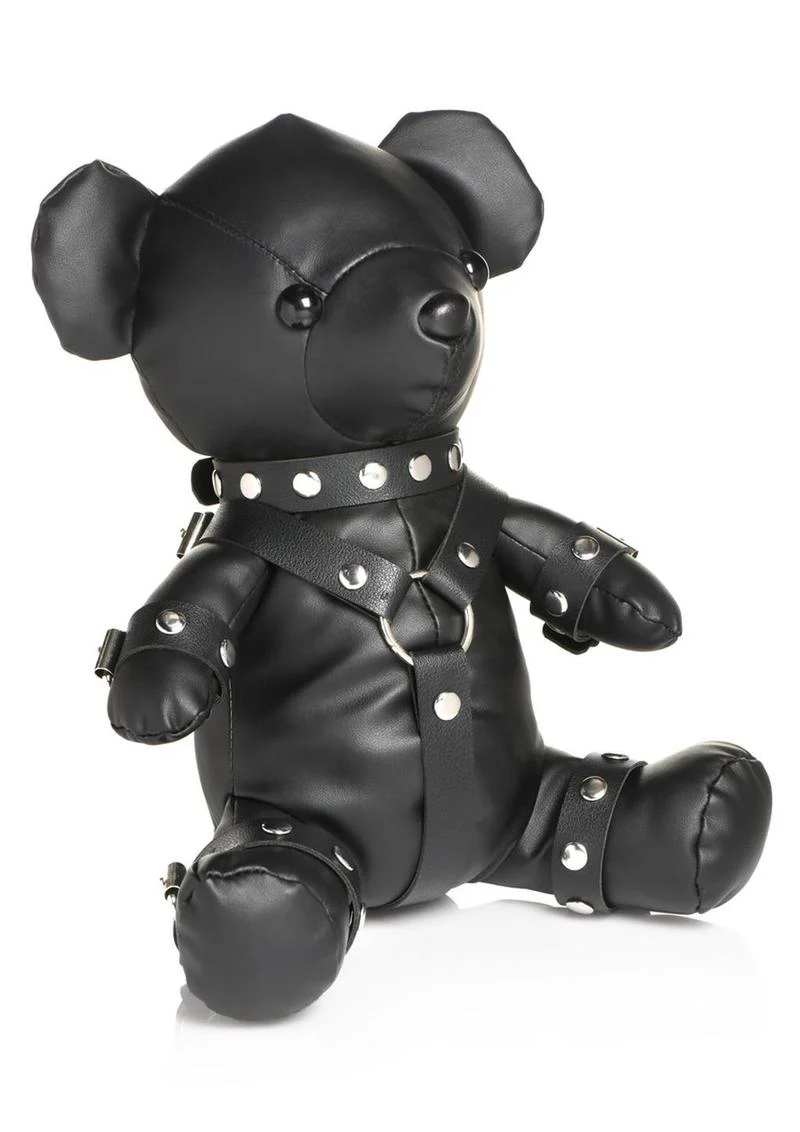Master Series Gimp Bear Red Leather Bear With Harness - Image 7