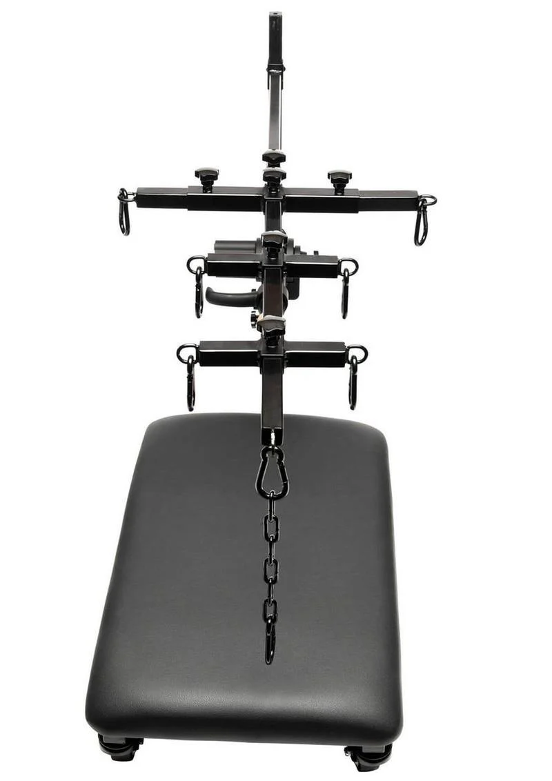 Master Series Hog Tie Restraint Rack with Sex Machine - Image 3