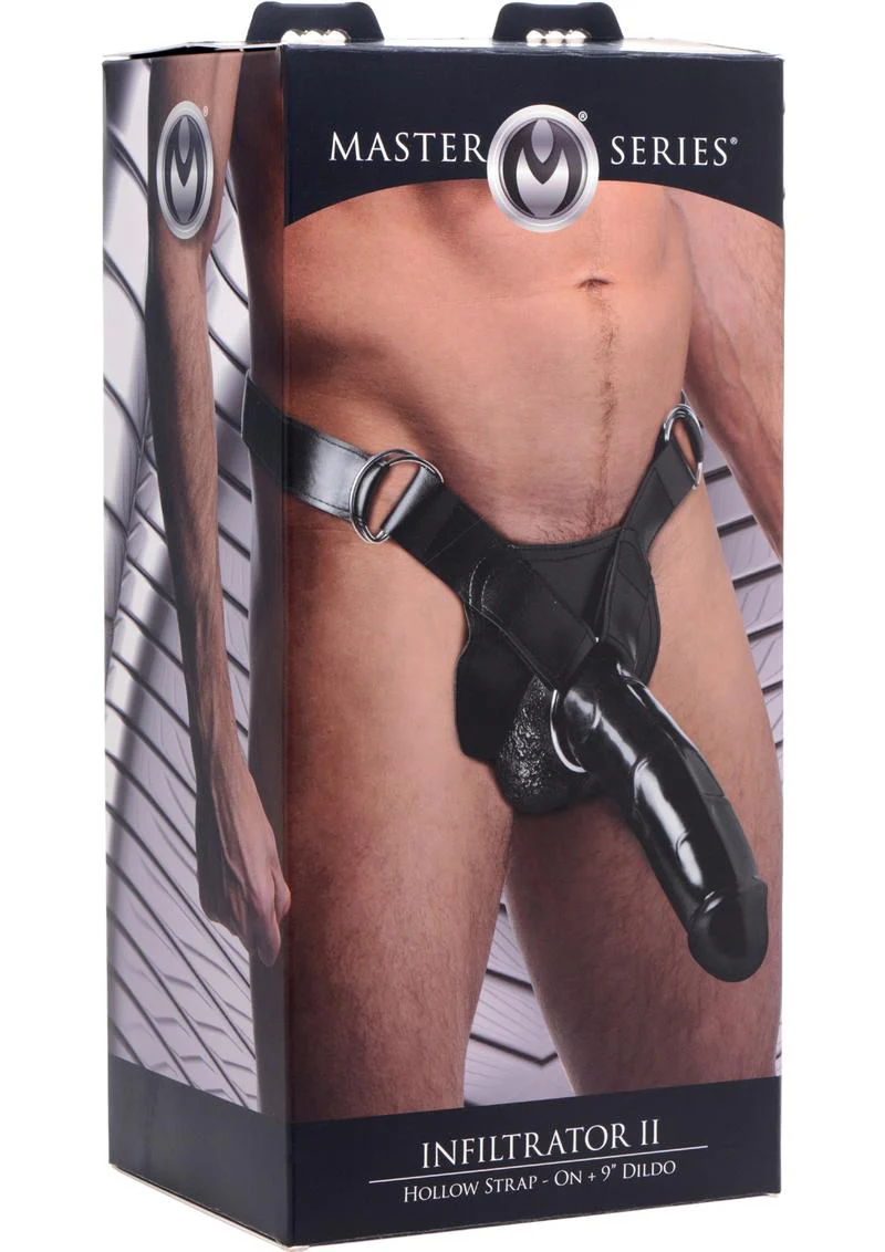 Master Series Infiltrator II Hollow Strap-On with Dildo - Image 4