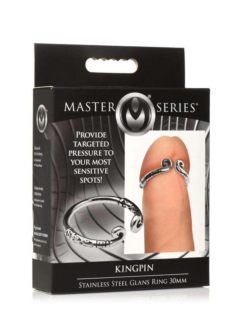 Master Series Kingpin Stainless Steel Glans Ring - Image 7